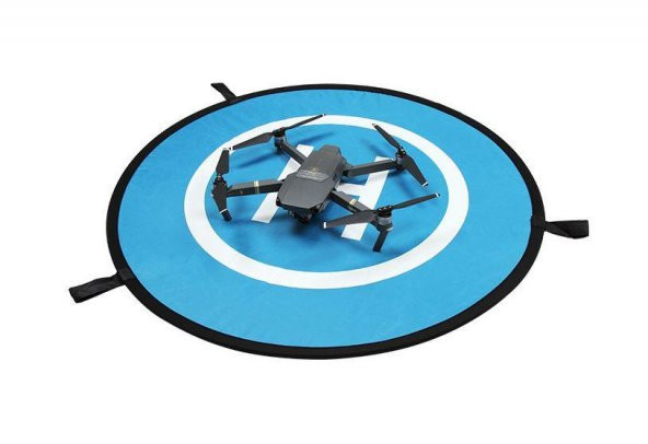 DJI PHANTOM İçin Taşınabilir Katlanır İniş Pedi Çift Renk 110 cm Çap Güvenli İniş - 4