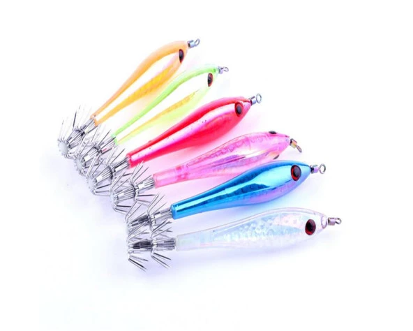 PROFISHER 6 lı Set Sert Yapay Glowing Calamar Yem ürün görseli 1