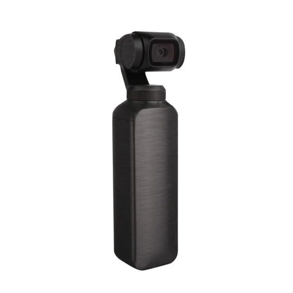 Dji Osmo Pocket için Metalik Siyah Renk Su Geçirmez Koruyucu Film Çıkartma - Resim 2