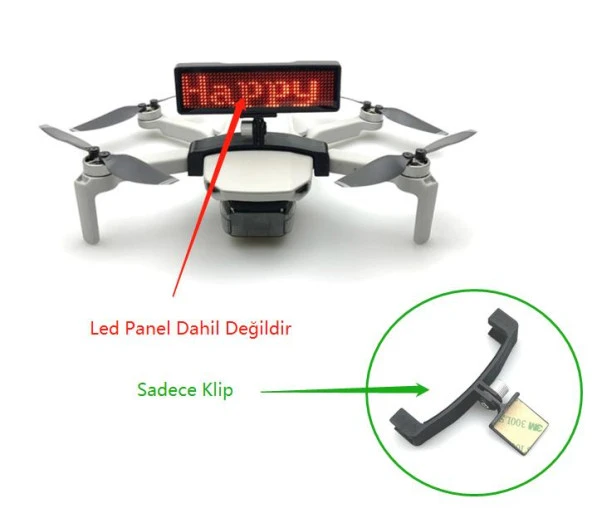 DJI Mavic Mini İçin Hafif LED Ekran Tutucu DIY Ekran Kart Braketi - 3