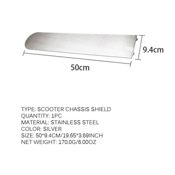 M365 Elektrikli Scooter için Şasi Kalkanı Pil Alt Kapak Koruma - 4