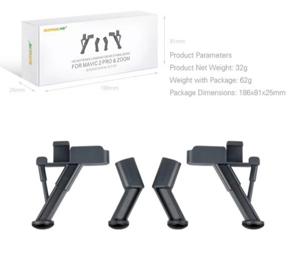 Dji Mavic 2 Pro Yükseltilmiş Güvenli İniş Seti Dronunuzu ve Gimbalınızı Koruyun - Resim 4