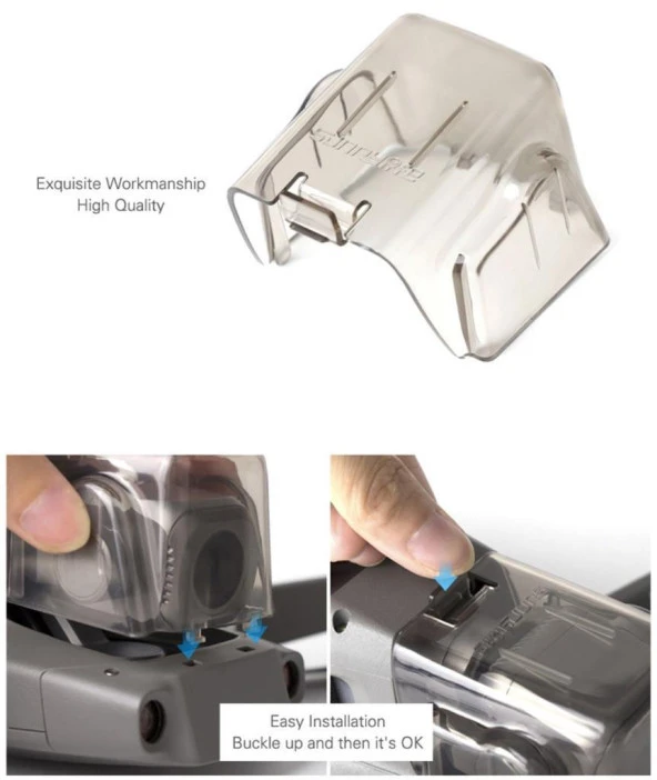 DJI Mavic 2 Pro için Entegre Lens ve Gimbal Muhafaza Kapağı Kamera Kilidi - 9