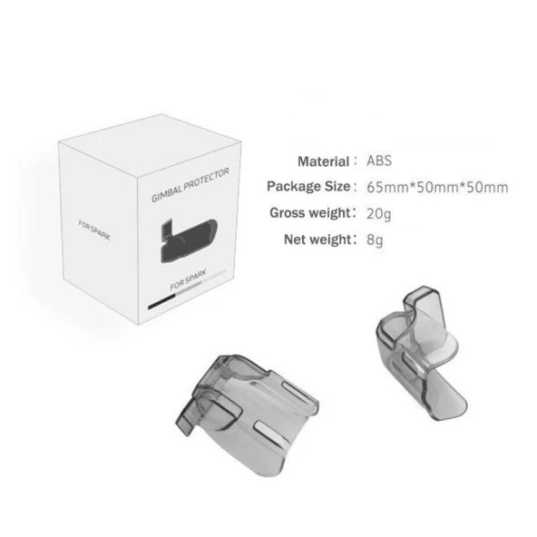DJI Spark Kamera Gimbal PTZ 3D Sensörü Entegre Koruyucu Kapak - 2