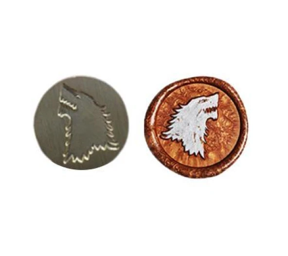 Mektup Damga Mühürü Direwolf + 30 Mühür Mumu + Eritme Kaşığı - Resim 6