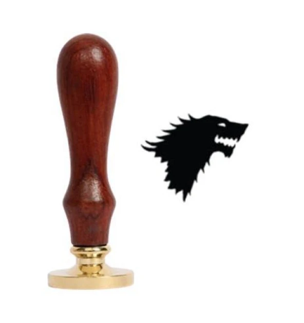 Mektup Damga Mühürü Direwolf + 30 Mühür Mumu + Eritme Kaşığı - Resim 9