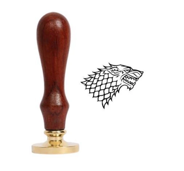 Mektup Damga Mühürü G.O.T Stark + 30 Mühür Mumu + Eritme Kaşığı - Resim 9