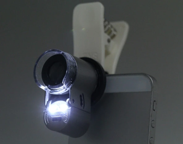 Büyüteç 60x büyütme. klipsli, her telefona uyar - 4