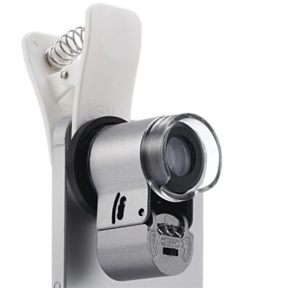 Büyüteç 60x büyütme. klipsli, her telefona uyar - 5