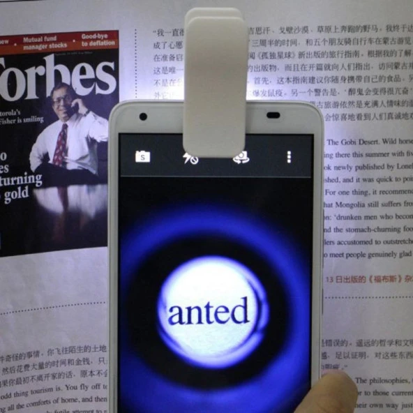 Büyüteç 60x büyütme. klipsli, her telefona uyar - 8