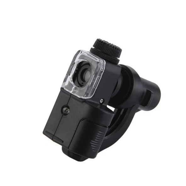 90X Makro Lens Büyüteç Optik Zoom Mikroskop Telefon Klipsli UV LED Işıklı - 9