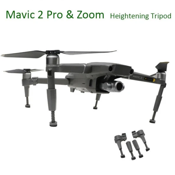 DJI Mavic 2 Pro/Zoom Amortisörlü Yükseltilmiş İniş Takımı Stabilizatör ürün görseli