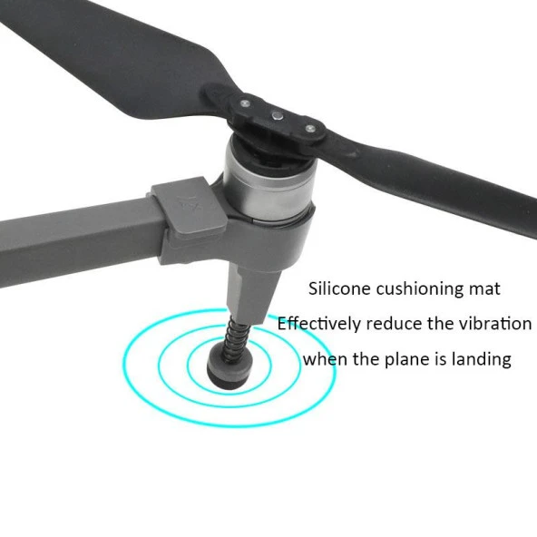 DJI Mavic 2 Pro/Zoom Amortisörlü Yükseltilmiş İniş Takımı Stabilizatör - Resim 2