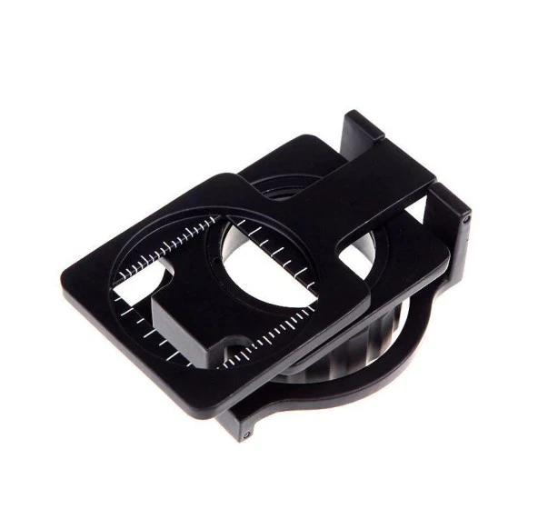 15X Lüp Kumaş Büyüteç Optik Cam Lens Ölçekli Metal Siyah Renk Üç Eklem Katlanır - 5