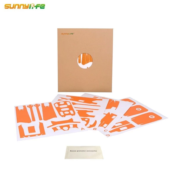 DJI Mavic 2 Zoom PVC Karbon Desenli Full Body Çıkartma Seti - Resim 5