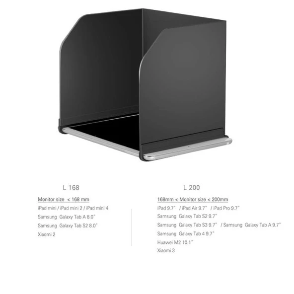 DJI Phantom Pro  Uzaktan Kumanda İçin Katlanabilir Tablet Güneş Koruma L200 - Resim 9