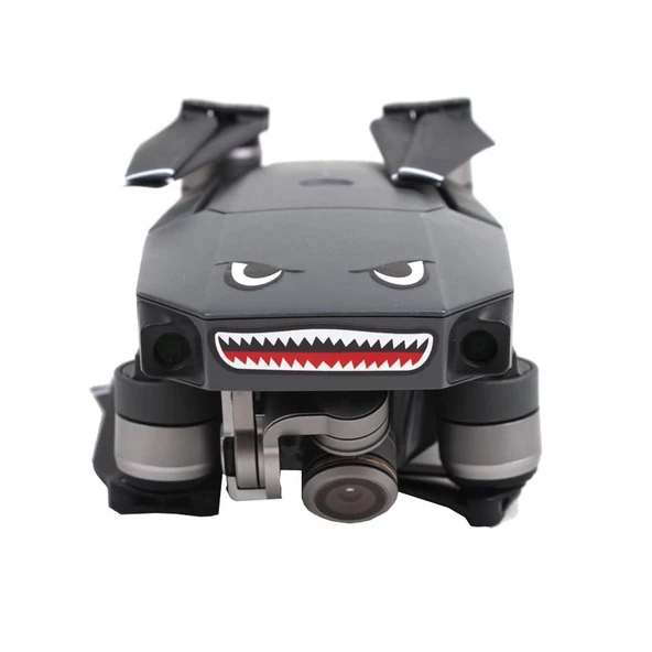 DJI Spark,Mavic Pro Kuş Kaçıran Köpekbalığı Çıkartma Etiket - Resim 6