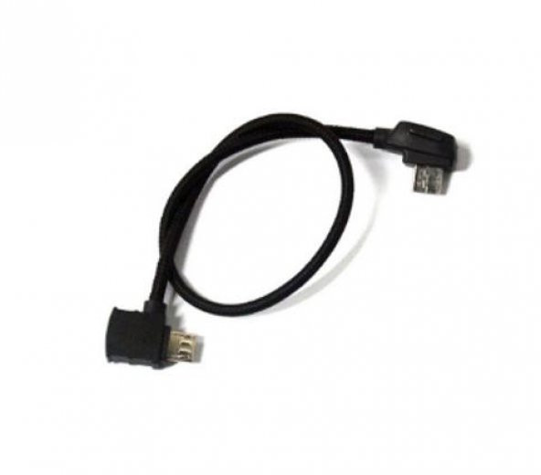 DJI Mavic 2 Zoom Uzaktan Kumanda İçin Mikro Data Veri Kablosu Naylon Örgülü - Resim 4