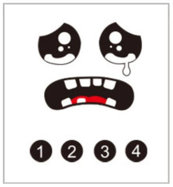 DJI Mavic 2 Zoom Kuş Kaçıran Zombi İfadeli Göz Çıkartma Model4 ürün görseli