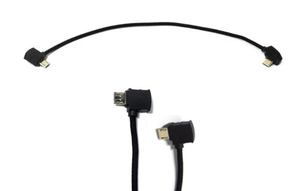 DJI Mavic Pro Uzaktan Kumanda İçin Mikro Data Veri Kablosu Naylon Örgülü - Resim 3