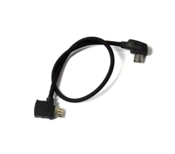 DJI Mavic Pro Uzaktan Kumanda İçin Mikro Data Veri Kablosu Naylon Örgülü - Resim 4