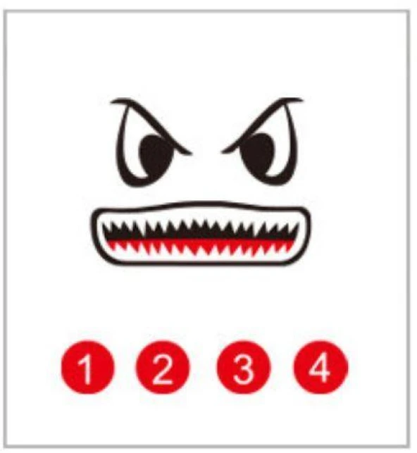 DJI Mavic Pro Kuş Kaçıran Köpekbalığı Göz Çıkartma Model5 ürün görseli