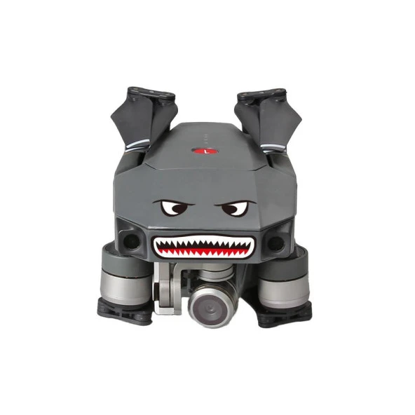 DJI Mavic Pro Kuş Kaçıran Köpekbalığı Göz Çıkartma Model5 - Resim 4