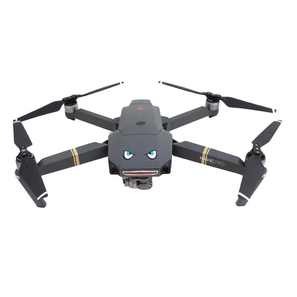 DJI Mavic 2 Zoom Kuş Kaçıran Köpekbalığı Çıkartma Etiket - Resim 2