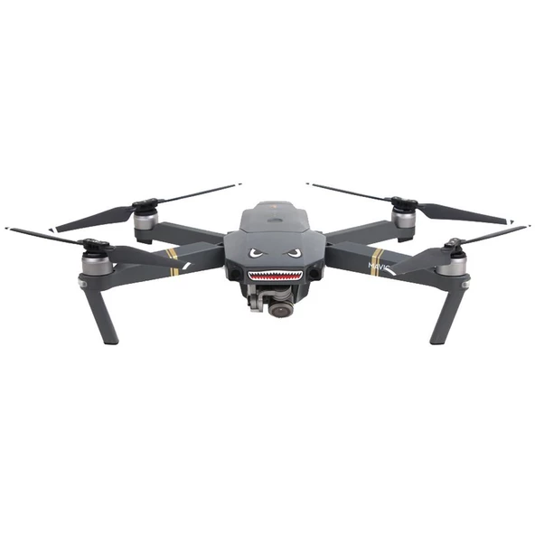 DJI Mavic 2 Pro Kuş Kaçıran Köpekbalığı Çıkartma Etiket - 3