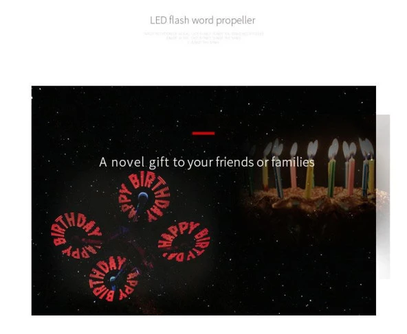 DJI Mavic Pro Düşük Gürültü LED Flaş Kelime Programlanabilir Pervane - Resim 4