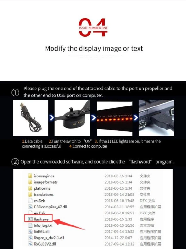 DJI Mavic Pro Düşük Gürültü LED Flaş Kelime Programlanabilir Pervane - Resim 11