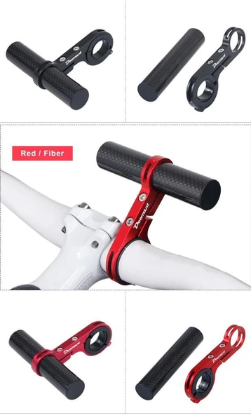 M365 Elektrikli Scooter İçin Gidon Montaj Ek Bar 10cm Karbon Boru - 7