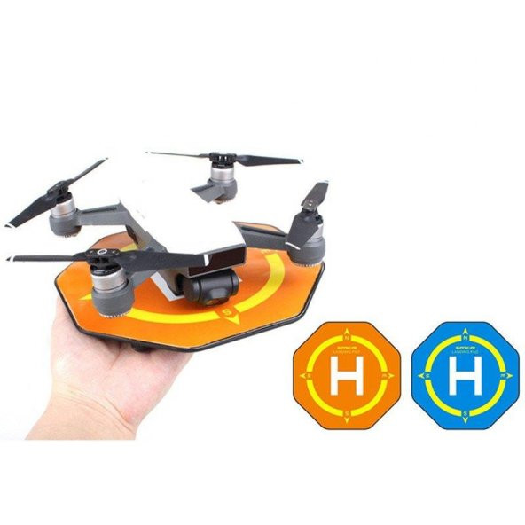 DJI Spark Avuç Mini İniş Ped 17 CM Kaydırmaz Taşınabilir Drone Park - 2