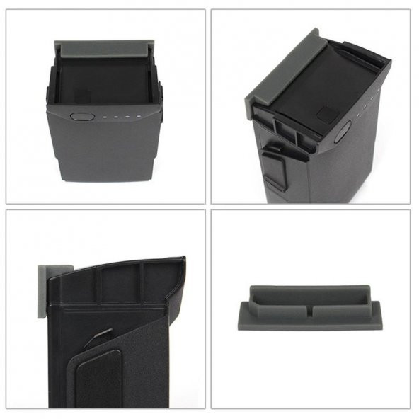 DJI Mavic Air 1 Drone Gövde ve 3 Pil Soketi Silikon Koruyucu Kapak - Resim 3