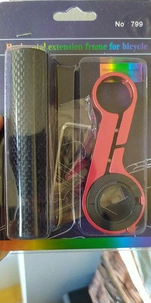 M365 Elektrikli Scooter İçin Gidon Montaj Ek Bar 10cm Karbon Boru - 3