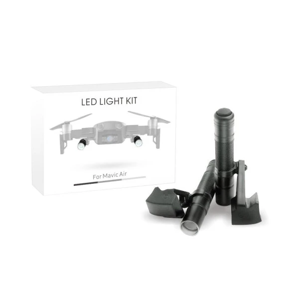 DJI Mavic Air Gece Uçuş LED Işık Açı Ayarlı Aydınlatma Kiti - Resim 4