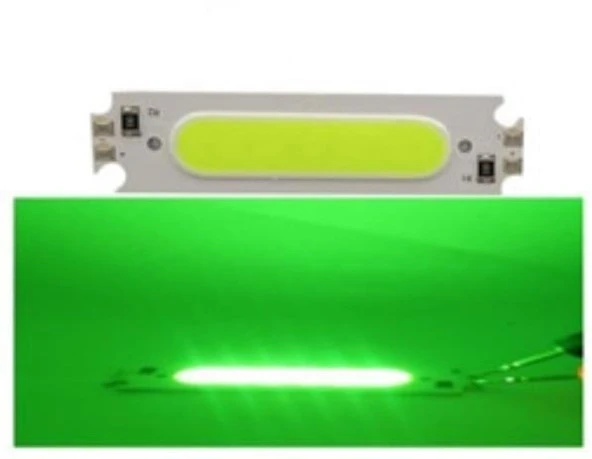 COB LED Çip Yeşil 12V 2W 6015 PCB Bord DIY Işık Kaynağı