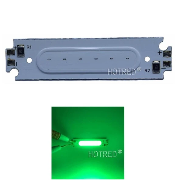 COB LED Çip Yeşil 12V 2W 6015 PCB Bord DIY Işık Kaynağı - 3