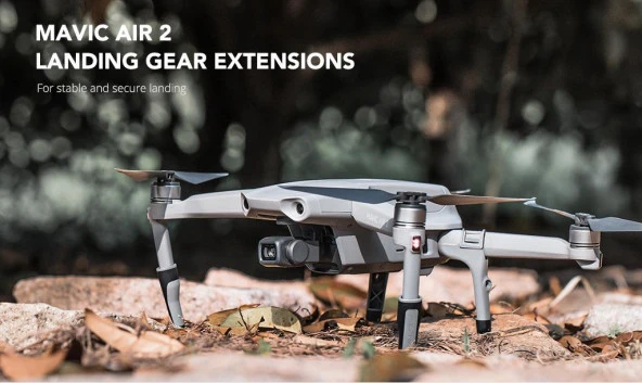 DJI Mavic Air 2 Yükseltilmiş Güvenli İniş Ayağı Seti Pgytech - Resim 8