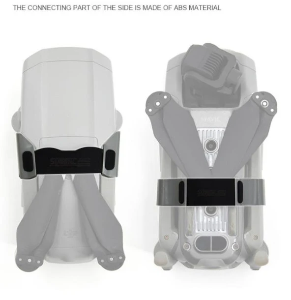 DJI Mavic Air 2 Pervane Tutucu Silikon Kelepçe Gövde Koruma - Resim 9