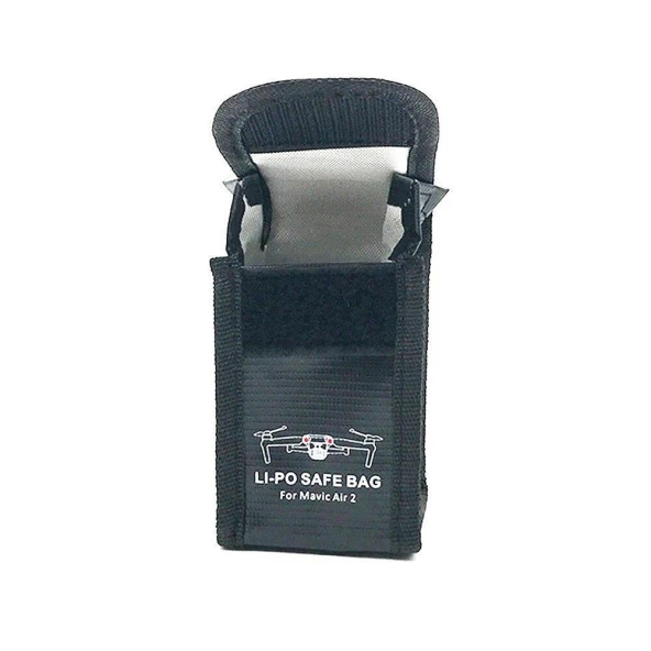 DJI Mavic Air 2 İçin Tek Pil Kapasiteli Güvenli Yanmaz Çanta - 5