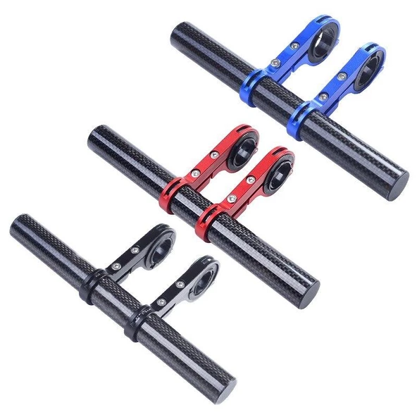 M365 Elektrikli Scooter İçin Gidon Montaj Ek Bar 20cm Karbon Boru - 6