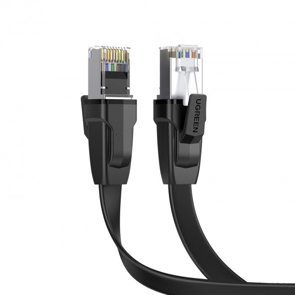 Ugreen CAT8 40Gbps U/FTP Flat RJ45 Ethernet Ağ Kablosu 50 CM