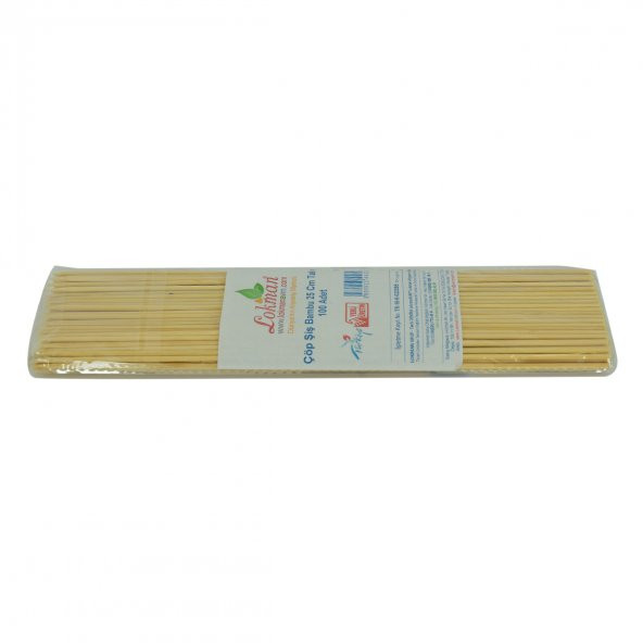 Çöp Şiş Bambu Şişleri 25 Cm Takribi 100 Adet 1 Paket - 4
