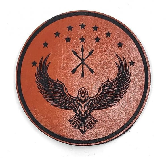 ADİGE - ÇERKES  Deri PEÇ- Arma - Patch ürün görseli