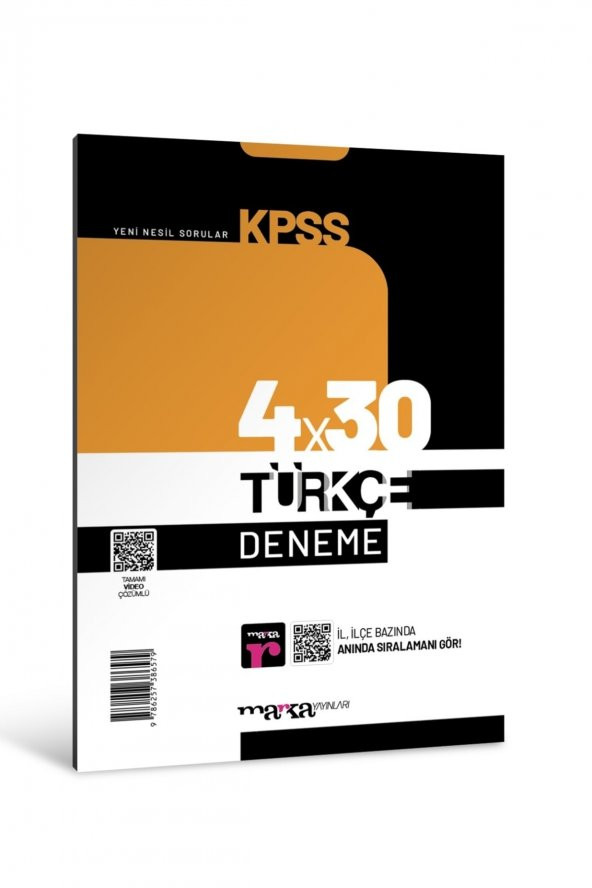 Marka Kpss Türkçe 4x30 Deneme Tamamı Video Çözümlü