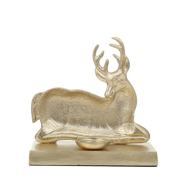 Vitale Soft Oturan Geyikli Mumluk 31 cm AK.IU0133 - Resim 4