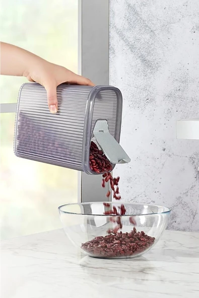 Pratik Kapak 3 Boy 9 Adet Erzak Bakliyat Saklama Seti - Resim 2