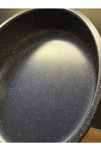 Stark Granit Döküm Tava Yanmaz Yapışmaz 20 Cm - Gri - Resim 3