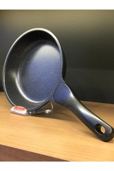 Stark Granit Döküm Tava Yanmaz Yapışmaz 20 Cm - Gri - Resim 5